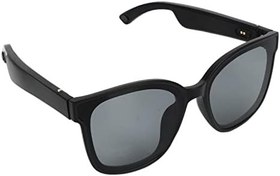 Resim Fockety Akıllı gözlük, HD HiFi stereo ses, kablosuz Bluetooth 5.0 sesli güneş gözlüğü, açık kulaklıklı, su geçirmez ses gözlüğü, müzik ve eller serbest konuşma için tek tuşlu kontrol 