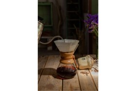 Resim Feyza Design 6 Kişilik Filtre Kahve Demleme Ekipmanı 800 Ml, Pratik ve Şık Tasarım 