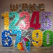 Resim 1 Set 28.74" / 73cm Balon Çerçevesi Sayıları, 1., 15., 16., 18., 21., 20., 30., 40., 50., 60., 70. Doğum Günü Parti Süslemeleri, Duş, Yıldönümü - Kolay Montaj, 3D Stereoscopic Tasarım, Polietilen Malzeme, Elektrik Gerektirmez, Masaüstü Montaj, Parti Süslemesi | Renkli Balon Tasarımı | Kolay Montaj Kiti, Doğum Günü Parti Süslemeleri 