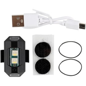 Resim Genel Markalar Rgb Motosiklet Drone Bisiklet Uyumlu Otomotiv Şarjlı Kablosuz Mini Led Lamba 