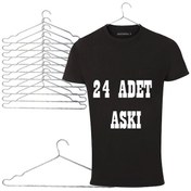 Resim Elbise Askısı Metal Askılık 24Lü Konfeksiyon Askısı 6066 
