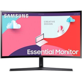 Resim Samsung Ls27c366eauxuf 27" 4ms 75hz 1920x1080 Vga/hdmı Full Hd Siyah Ips Led Monıtor Curved 