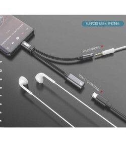 Resim Go-Des Go Des GD-UC312 Type-C To 3.5 mm Aux Kulaklık ve Şarj Dönüştürücü Ses Adaptörü 