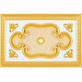 Resim Dikdörtgen Altın Saray Tavan Göbek 60*90 cm 