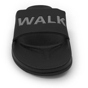 Resim İncim Walk Siyah Gri Havuz Plaj Sahil Terliği Günlük Erkek Terlik 