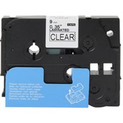 Resim Printpen Prıntpen Brother P Touch Tz Tape 9tze121 Seffaf Etikete Siyah 9mmx8m 