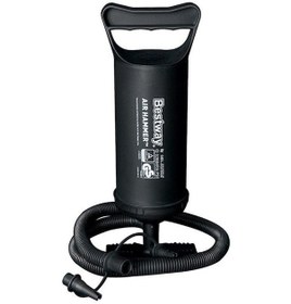 Resim Bestway 62002 Çift Fonksiyonlu El Pompası 30 CM Siyah 