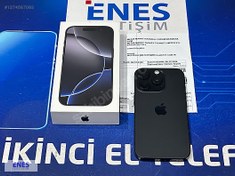 Resim Apple iPhone 16 Pro İkinci El TR | 256 GB | Siyah İkinci El 256GB Pil:93 iPhone 16 Pro Siyah 14 Ay Garantili Faturalı Enesde