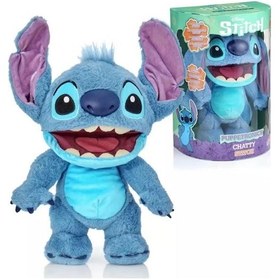 Resim Disney Real Fx Stitch 30 Cm Elektronik Kukla Mavi 
