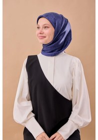 Resim Silk Home Shiny Eşarp 75012-25 Parlament Mavisi 