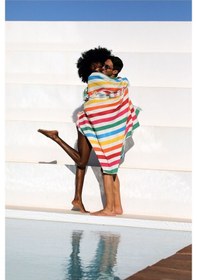 Resim Delmor Viva, Taşıma Çantalı, Doğa Dostu, Büyük Boy 100x180 Cm , Plaj Havlusu. 