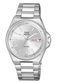 Resim Saat Qq Marka Takvimli Erkek Kol Saati Metalik 
