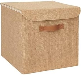 Resim Ocean Home Textile Jüt Kapaklı Kutu 30 x 30 x 30 cm 