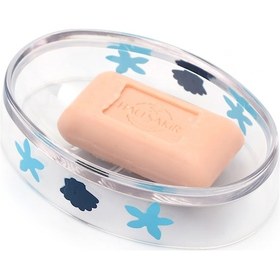 Resim Sıa Sabunluk Benekli Desen 13x7x3cm 