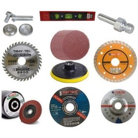 Resim 9'lu Taşlama Ve Kesme Disk Seti Seramik Ahşap Metal Zımpara 