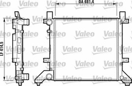 Resim RADYATÖR LT28-35-LT28-46 2.5TDI-2.8TDI AC KLİMASIZ MEK 682x414.5x34 