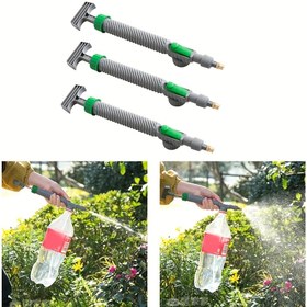 Resim 3 Adet Şişe Hava Pompası Manuel Sprey Su Pompası Spreyi DIY Bahçe Sulama Aracı Ayarlanabilir Su Akışı Araba Temizlik Araçları 