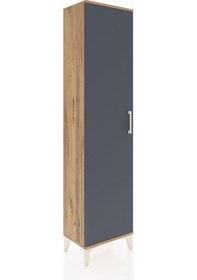 Resim Arges Dolap Tek Raflı Tek Kapaklı Tek Askılı 44x30x182 Çam-an... Çam 