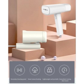 Resim Katlanabilir El Tipi Seyahat Dikey Buharlı Ütü 1200W, Hafif ve Taşınabilir 