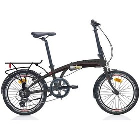 Resim Carraro Flexı 108 8 Vites Katlanır Bisiklet -shimano Acera Vites Haki 