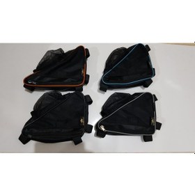 Resim Erseplus Bisiklet Canta Üçgen Suluk Aparatlı Siyah-Turkuaz Siyah 