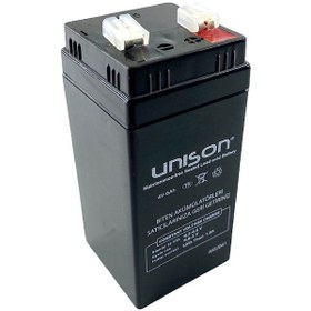 Resim 4V 6 Amper Kare Kuru Bakımsız Akü 