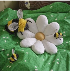 Resim Minder, Beyaz Sarı, Papatya Model 47x8 Cm Çap: 47 Cm Genişlik: 8 Cm Beyaz - Sarı 