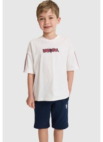Resim U.s. Polo Assn. Erkek Çocuk Beyaz Pijama Takım 50327249-vr013 