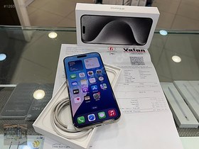 Resim Apple iPhone 15 Pro Max İkinci El TR | 256 GB | Beyaz 
