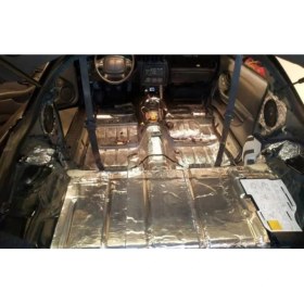 Resim Oto Karavan Ev Ses Akustik 6mm 50CMX100CM (0,50M2) Folyolu Yapışkanlı Kauçuk Yalıtım 