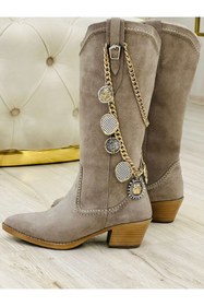 Resim Rugano ADDASSO SÜET KOVBOY ÇİZME 