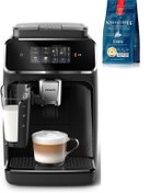 Resim Philips LatteGo Espresso Makinesi, Siyah Krom 1 Kg Çekirdek Kahve Hediyeli 