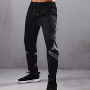 Resim Erkekler için Atletik Jogger Pantolonlar - Nem Emici Nefes Alabilen Polyester-Spandeks Karışımı, UV Koruma, Kontrast Çizgili Esnek Bel Bantlı, Tüm Mevsim Spor ve Açık Hava Antrenman Pantolonu 