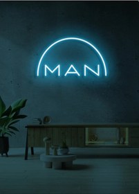 Resim Twins Led Rent A Carlara Özel Man Yazılı Neon Tabela Buz Mavisi Model:model:50273366 Buz Mavisi 