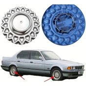 Resim Chuangyinshop 1 Adet Kaliteli 165mm 535i Jant Merkez Kapak Kapağı 5 6 7 Serisi E34 E24 E32 M6 Model M6 Parça Numarası 36131179828 