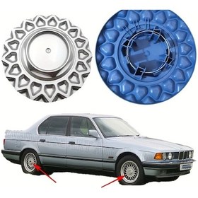 Resim Chuangyinshop 1 Adet Kaliteli 165mm 535i Jant Merkez Kapak Kapağı 5 6 7 Serisi E34 E24 E32 M6 Model M6 Parça Numarası 36131179828 
