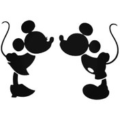 Resim Mickey Mouse Oto-motor-laptop-duvar-dekor 20 X 12 Cm 