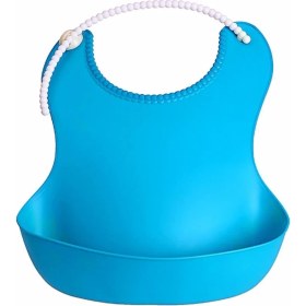 Resim Aslanoğlu Store Çocuk Bebek Mama Önlüğü Dökülme Engelleyici Bükülebilir Mavi 
