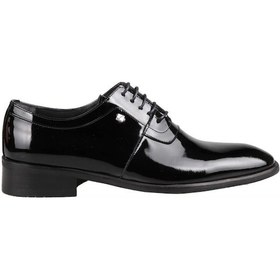 Resim Fosco 9592 Hakiki Deri Siyah Rugan Erkek Günlük Ayakkabı 001 