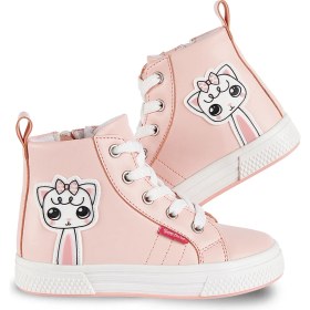 Resim Denokids Kedicik Pembe Kız Çocuk Sneakers Spor Ayakkabı 