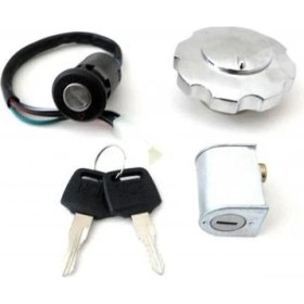 Resim NCR Cg Kontak + Depo Kapak +Direksiyon Kilidi Set(Erkek Fişli) 