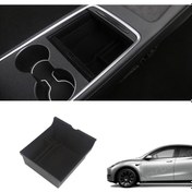 Resim Tesla Model Y / Model 3 Orta Konsol Düzenleyici Üst Kaymaz Yüzey 