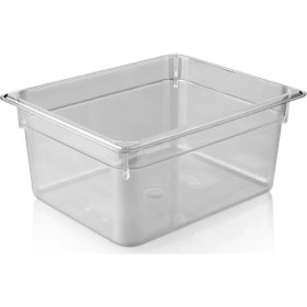 Resim İstanbul Horeca Kırılmaz Polikarbon Şeffaf Gastronom Küvet 1/2-200 