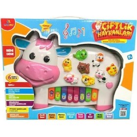 Resim Oyuncak Piyano Türkçe Müzikli Eğitici Oyuncak Hayvan Sesli Piyano 