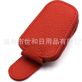 Resim Güneşlik Saklama Çok Fonksiyonlu Deri Araba Gözlük Kutusu Araba Güneş Gözlüğü Klips Çerçevesi Araba Malzemeleri Araba Gözlük Klipsi Kırmızı 