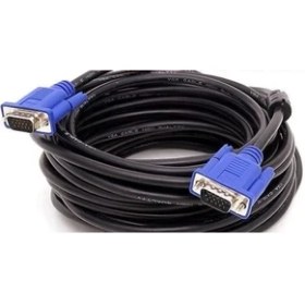 Resim Ata Elektronik 5m 5mt 5 Metre Siyah VGA Wga Kablo Monitör LCD LED Tv Televizyon Projeksiyon Kablosu 