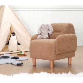 Resim Lorence Home Cobie Teddy Çocuk Koltuğu - Kahve 