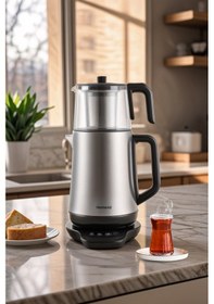 Resim Homend Royaltea Elegant 1774H 1.7 L Konuşan Çay Makinesi 