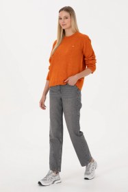 Resim U.S. Polo Assn. Kadın Gri Straight Fit Jean Pantolon 50316569-DN0025 