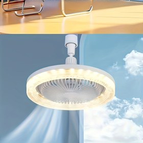 Resim 10 inç 25.4 cm modern tavan vantilatörü lambalı - uzaktan kumanda, 3 hızlı sessiz çalışma üç renkli, ayarlı LED (3000K-6500) | Yatağa uygun karartılabilir mini asmalı, yemek odasın ve ofis işlevi İleri dönüştürülmüş Kristal abajur E27 taban, Uzak Kummandal Tava Venti-latoru , Ta- Şık Asmali Iki Fonksiyonel Aydinlatma, Dikkat Edilen Minimalist Teslimat, Dayanimli Insaaat 